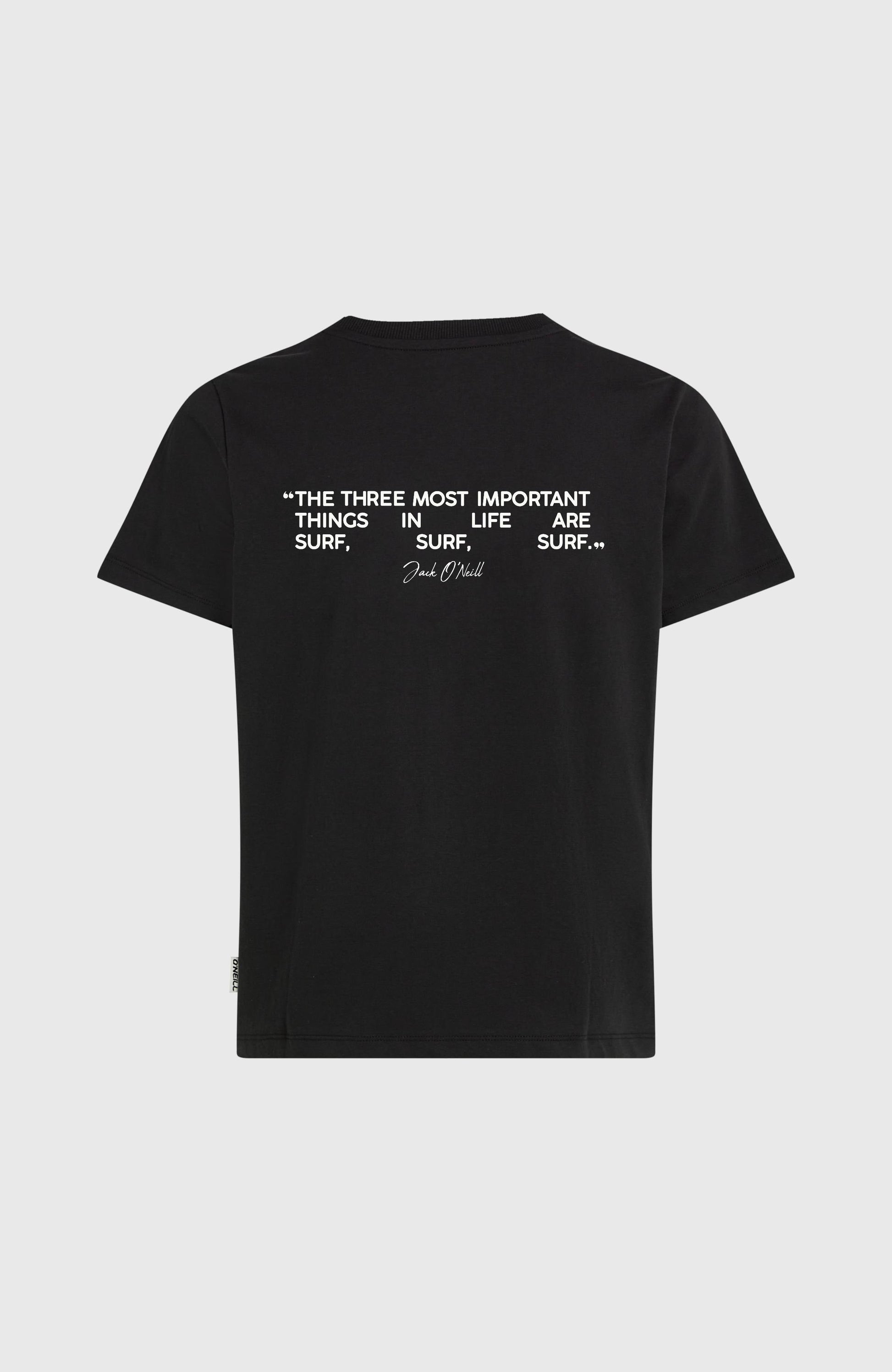 O'Neill Polygiene Cotton Graphic T-Shirt Women Black Out