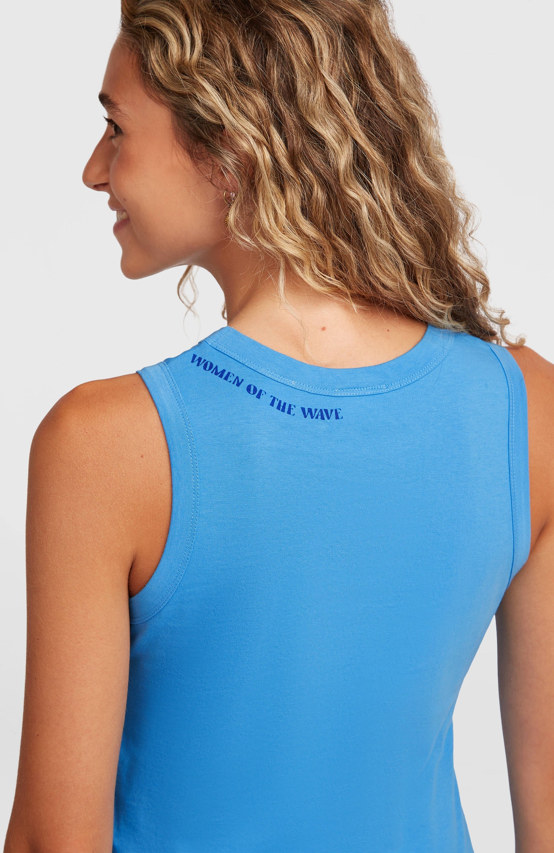 Women Of The Wave Tank Top Women Blue Booth