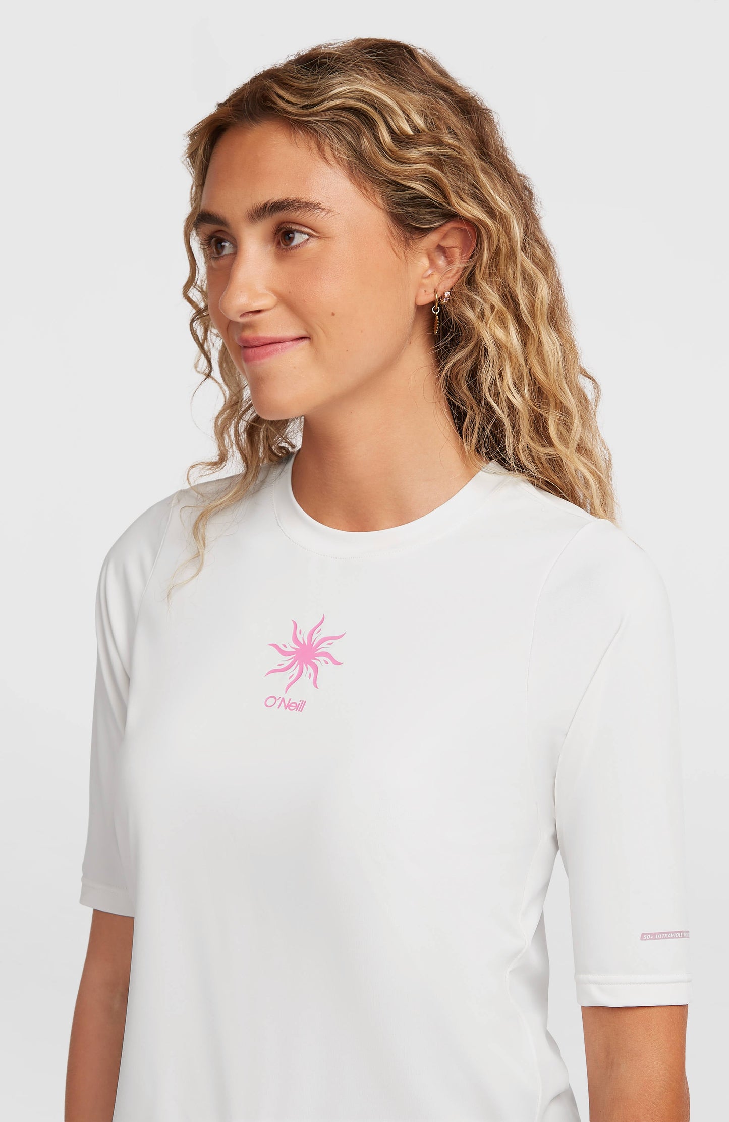 O'Neill Hybrid Polygiene UPF 50+ T-Shirt Women Snow White