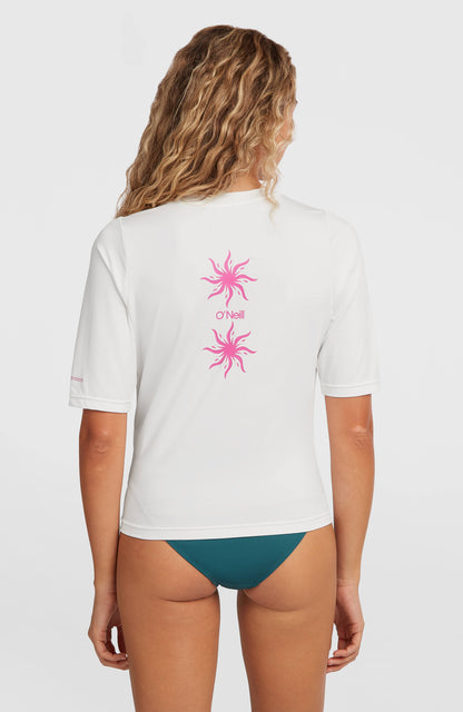 O'Neill Hybrid Polygiene UPF 50+ T-Shirt Women Snow White