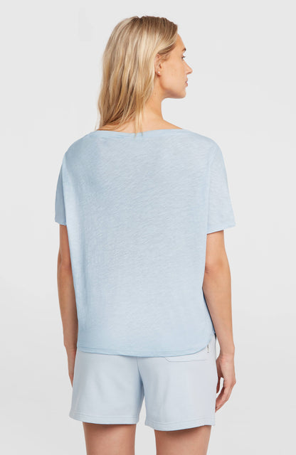 Essentials O'Neill Script Scoop Neck T-Shirt Women Spindle