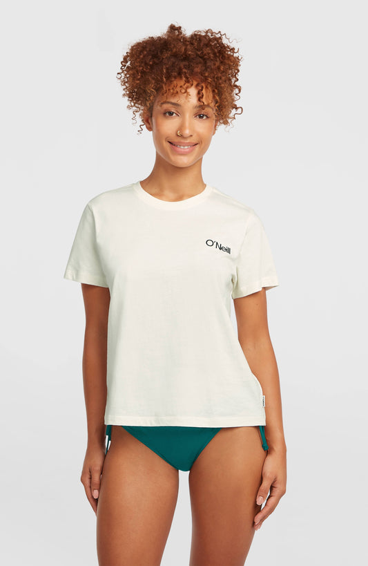 O'Neill Polygiene Cotton Graphic T-Shirt Women Snow White
