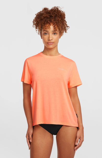 O'Neill Hybrid Polygiene T-Shirt Women Funky Peach