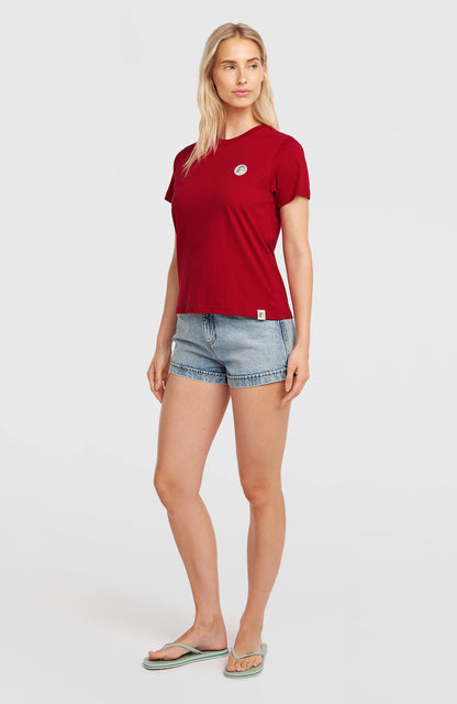 O'Riginals Badge T-Shirt Women Midnight Poppy