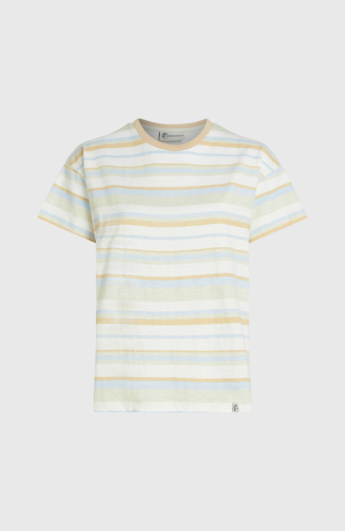 O'Riginals Boxy Stripe T-Shirt Women Blue Originals tee stripe
