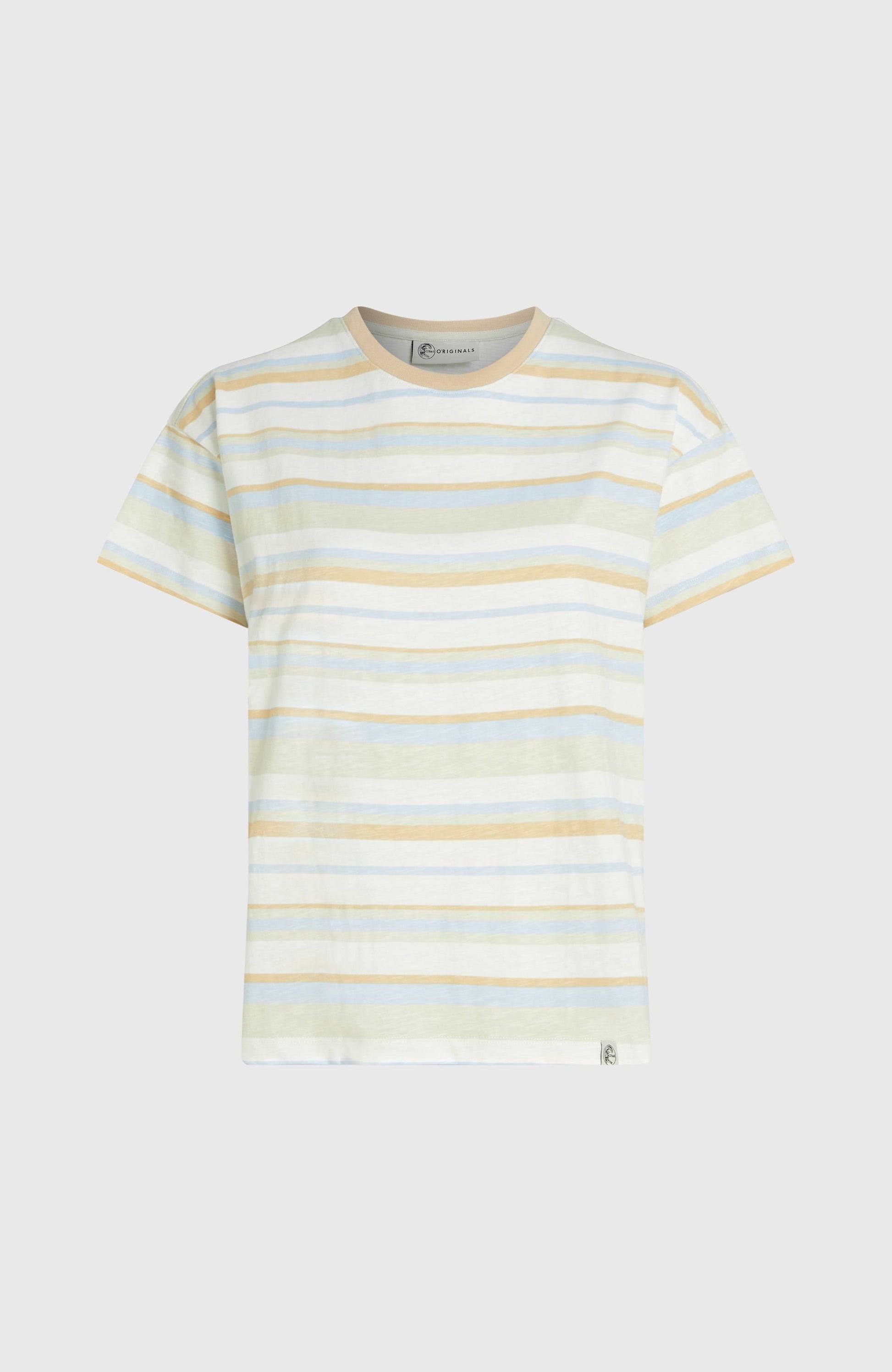 O'Riginals Boxy Stripe T-Shirt Women Blue Originals tee stripe