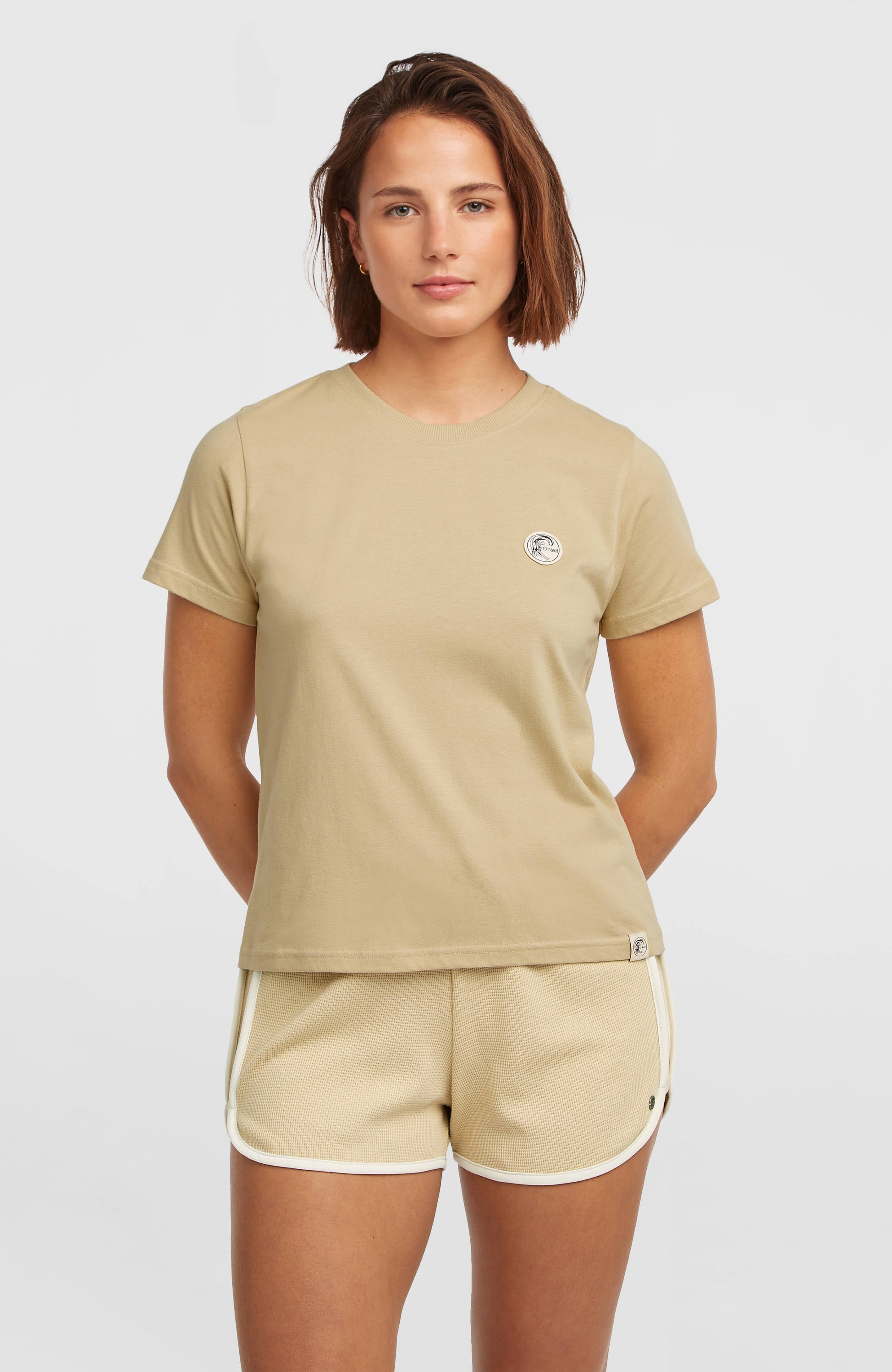 O'Riginals Badge T-Shirt Women Cocoa Sand