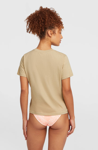 Essentials Script T-Shirt Women Cocoa Sand