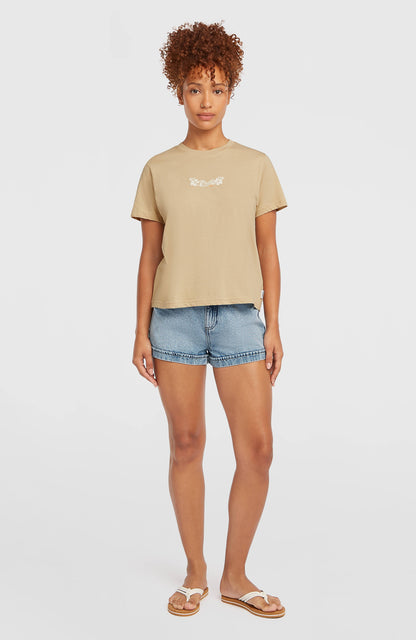 Essentials Script T-Shirt Women Cocoa Sand