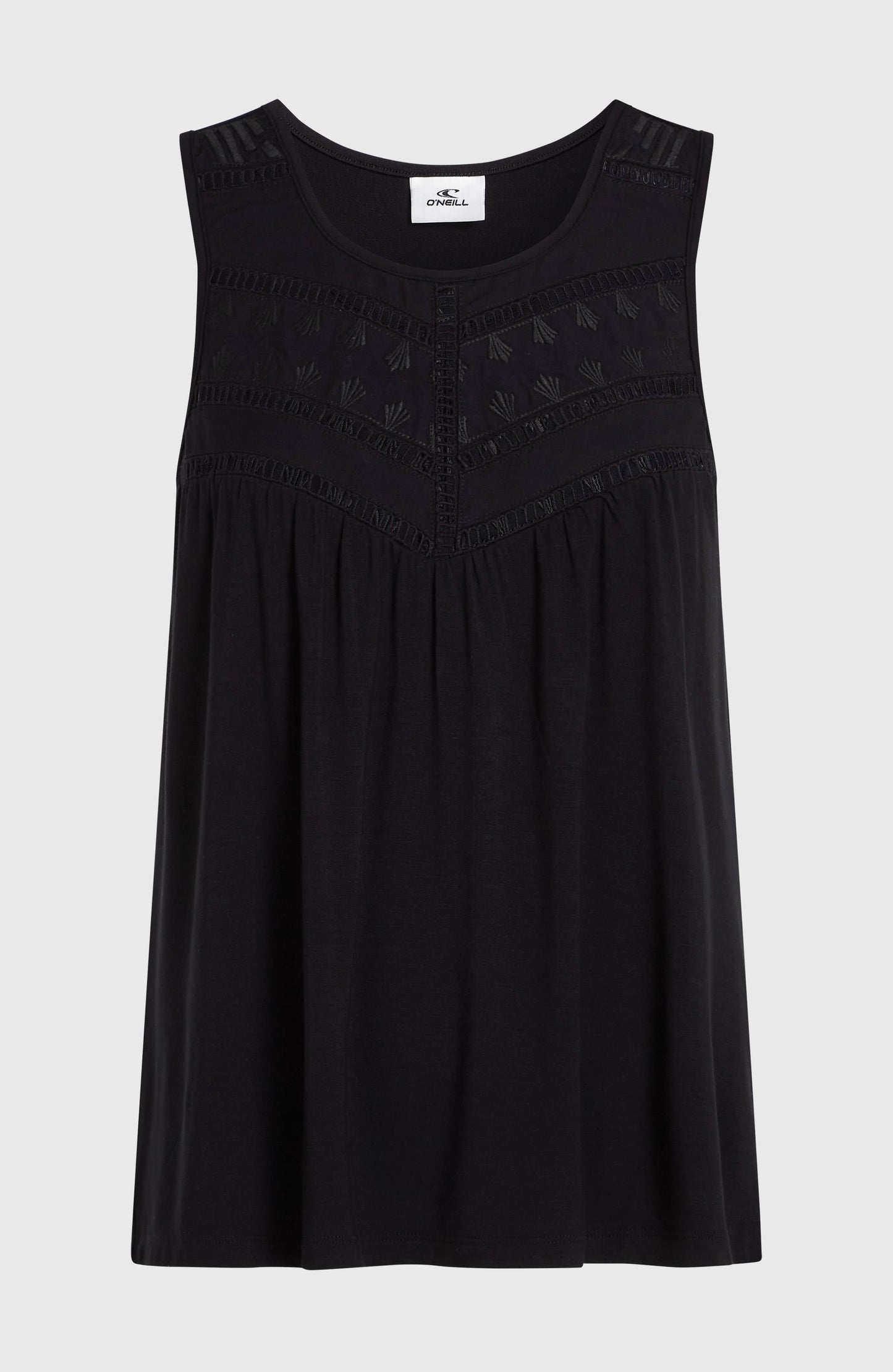 Essentials Tokeena Embroidery Tank Women Black Out