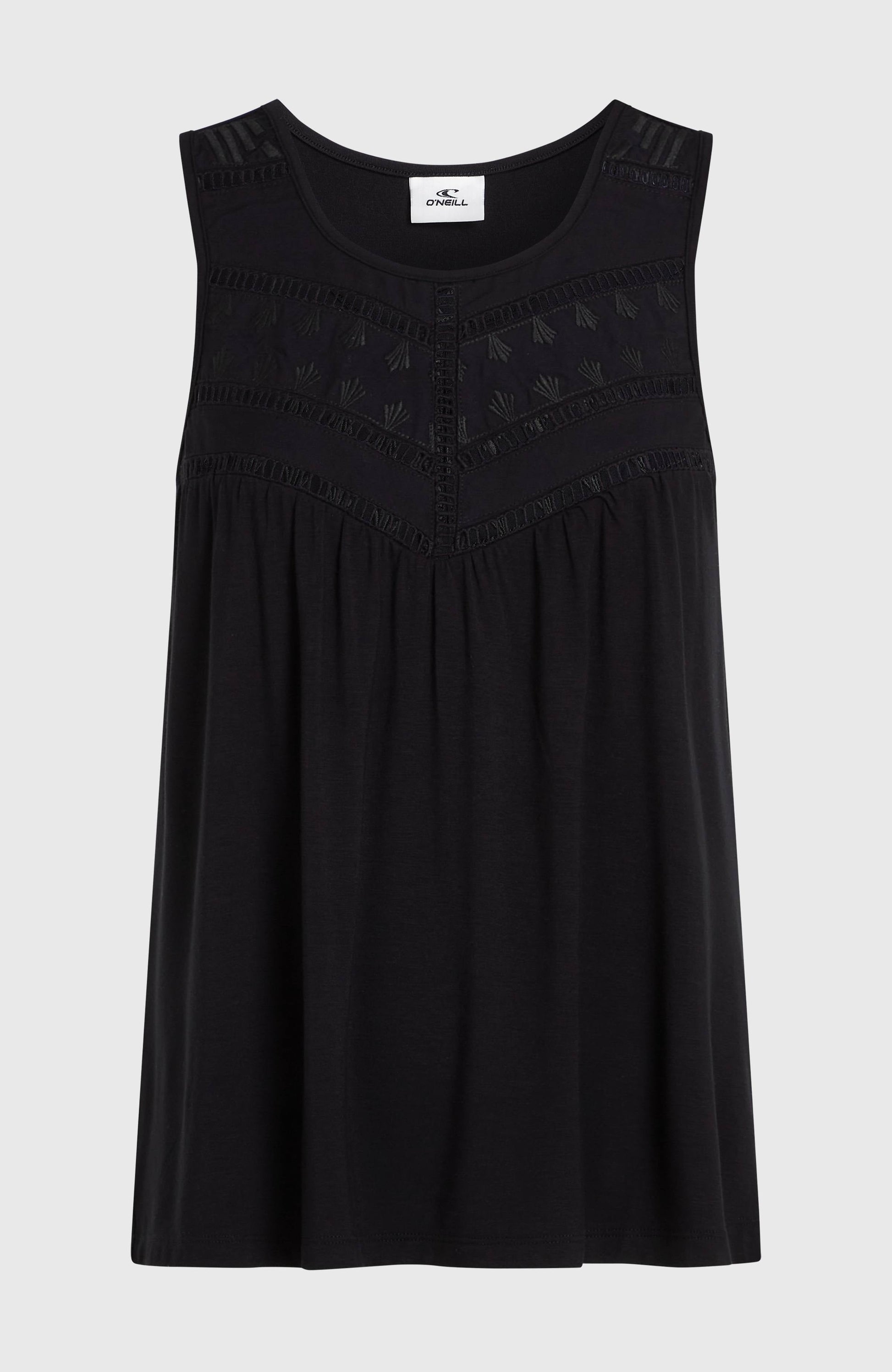Essentials Tokeena Embroidery Tank Women Black Out