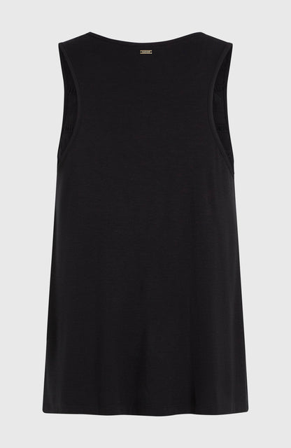 Essentials Tokeena Embroidery Tank Women Black Out