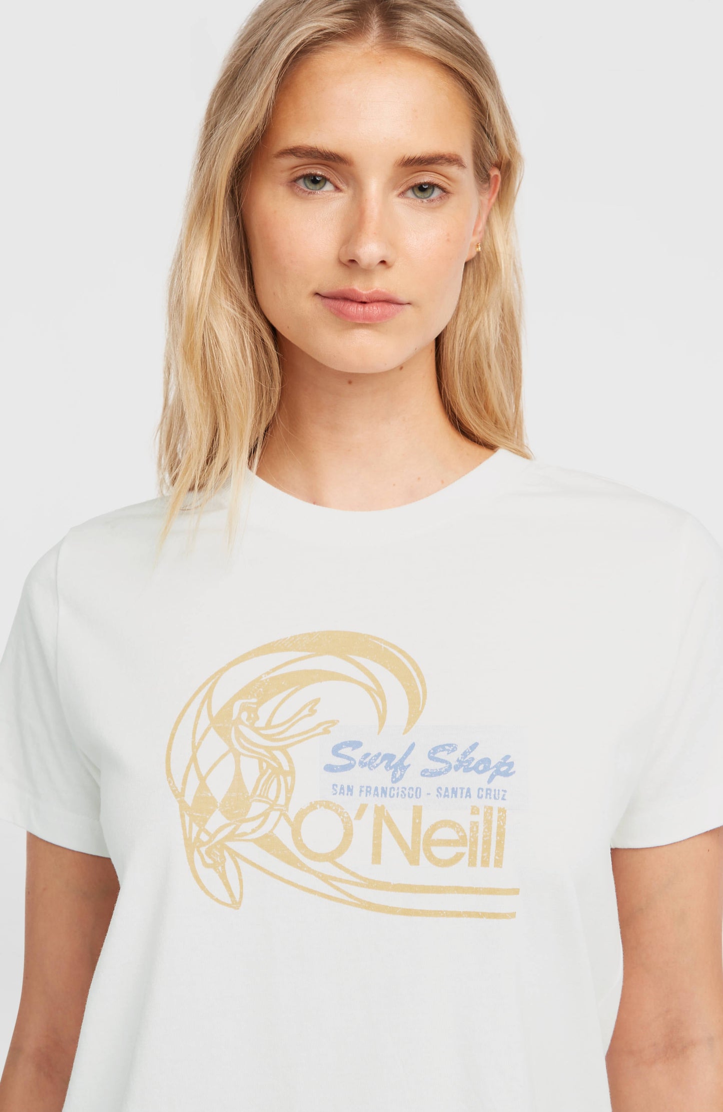 O'Riginals Circle Surfer T-Shirt Women Snow White