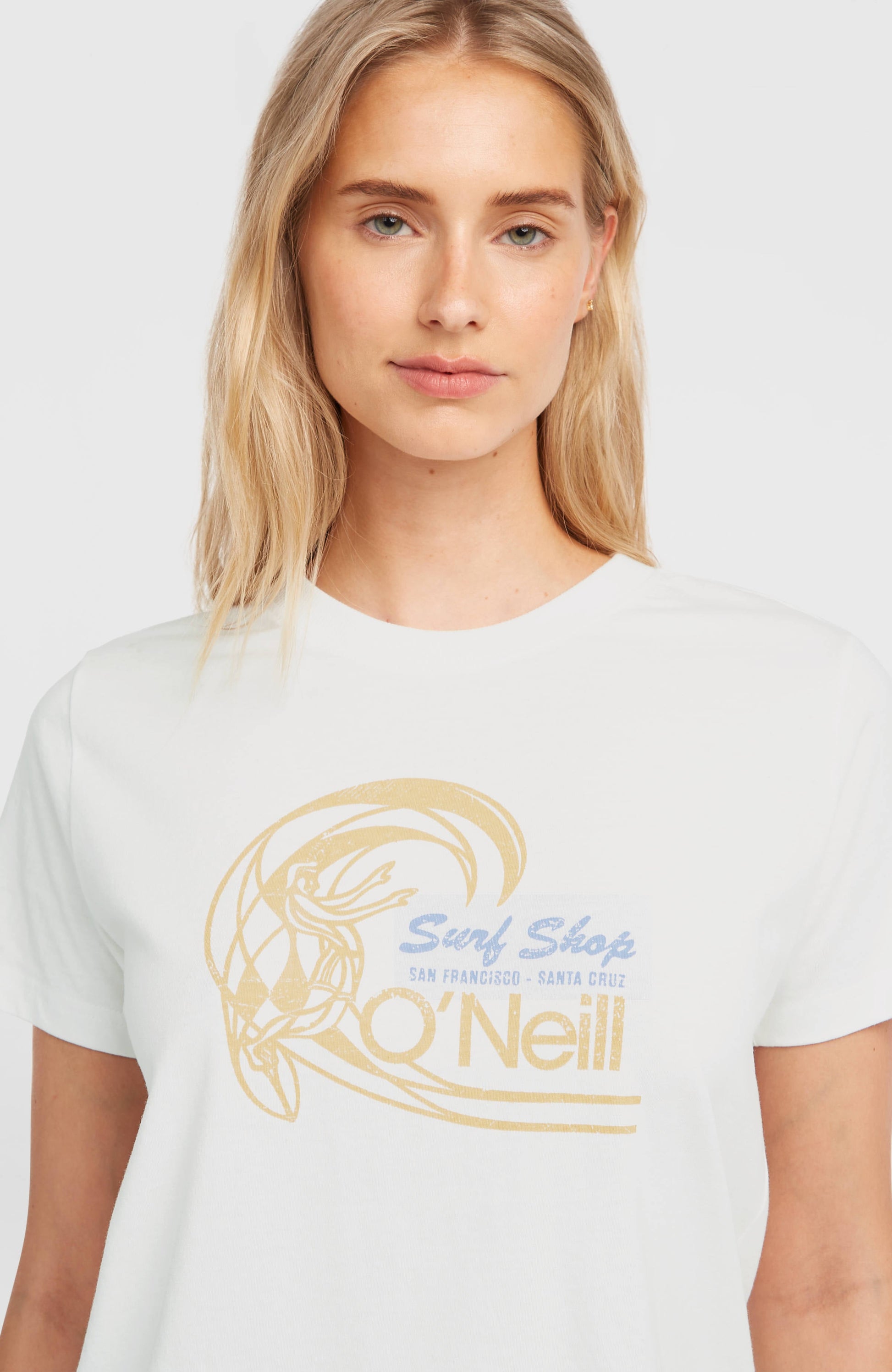 O'Riginals Circle Surfer T-Shirt Women Snow White