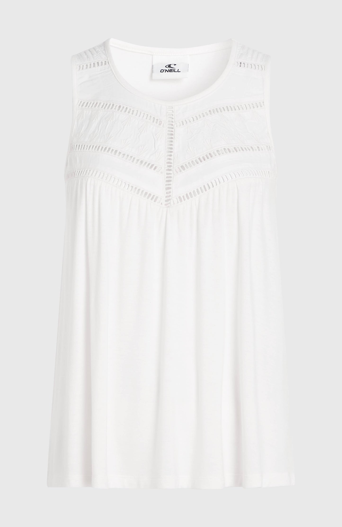 Essentials Tokeena Embroidery Tank Women Snow White