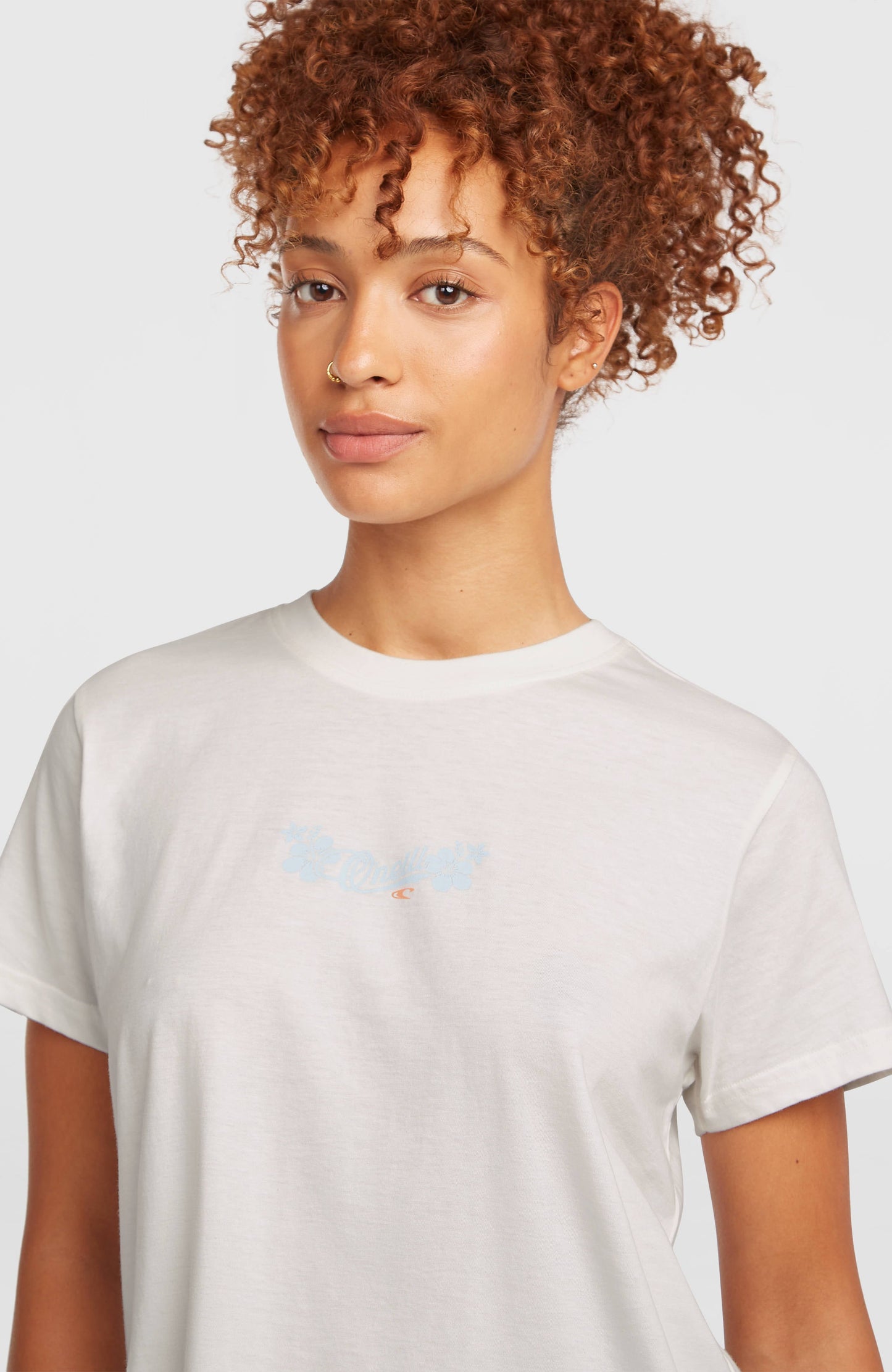 Essentials Script T-Shirt Women Snow White
