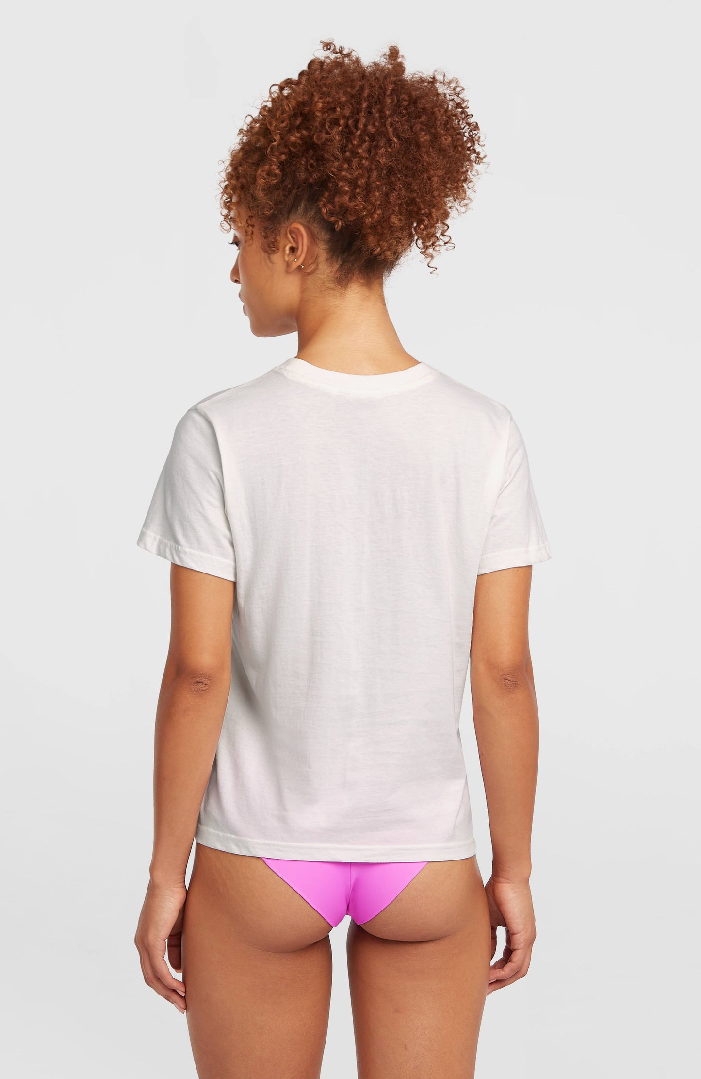 Essentials Script T-Shirt Women Snow White