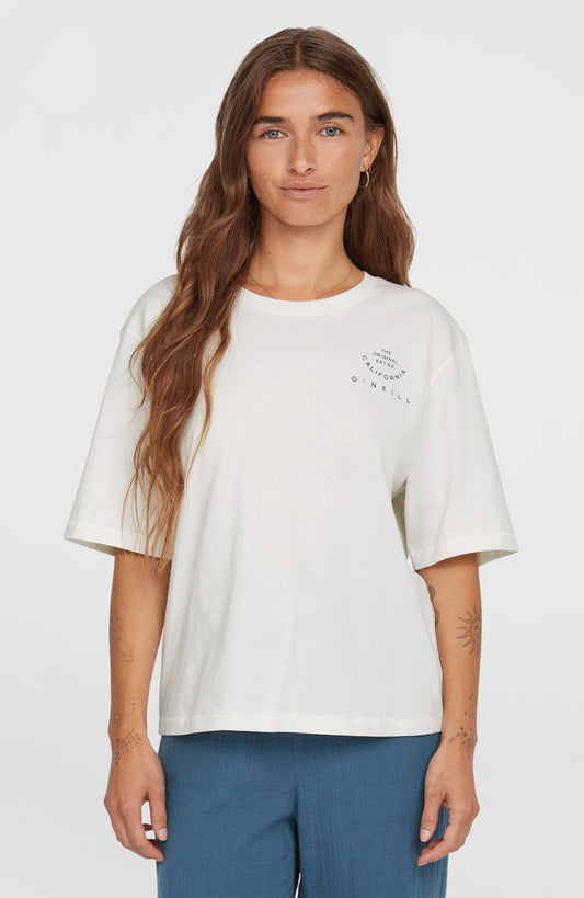Summer Musthaves Back Print T-Shirt Women Snow White