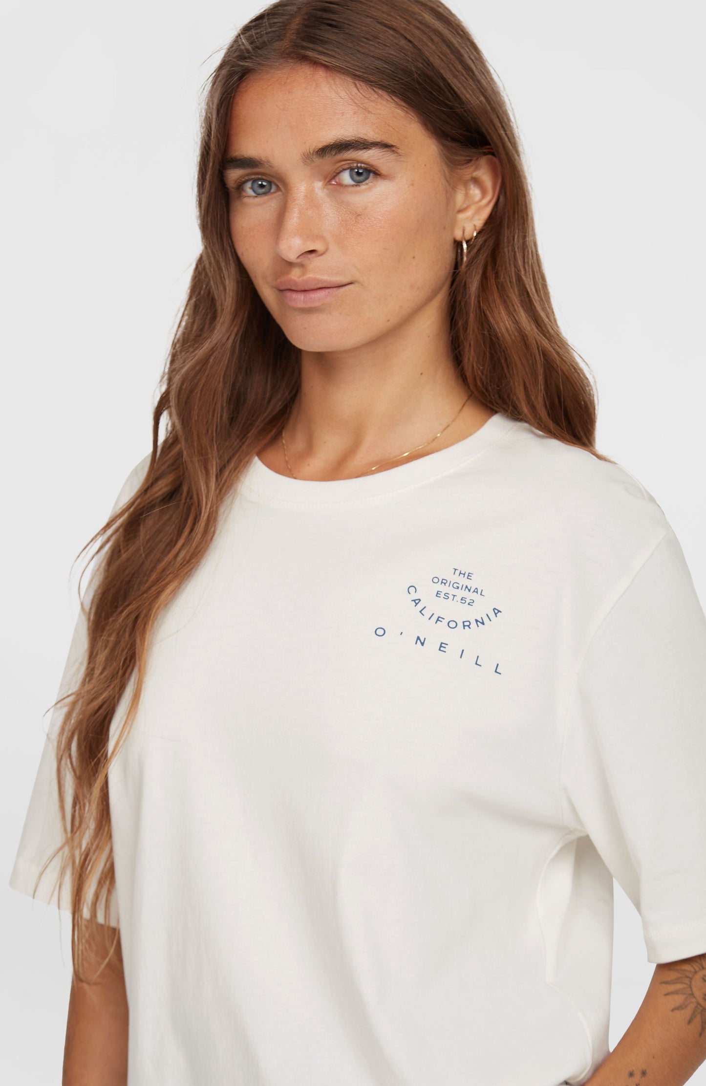 Summer Musthaves Back Print T-Shirt Women Snow White