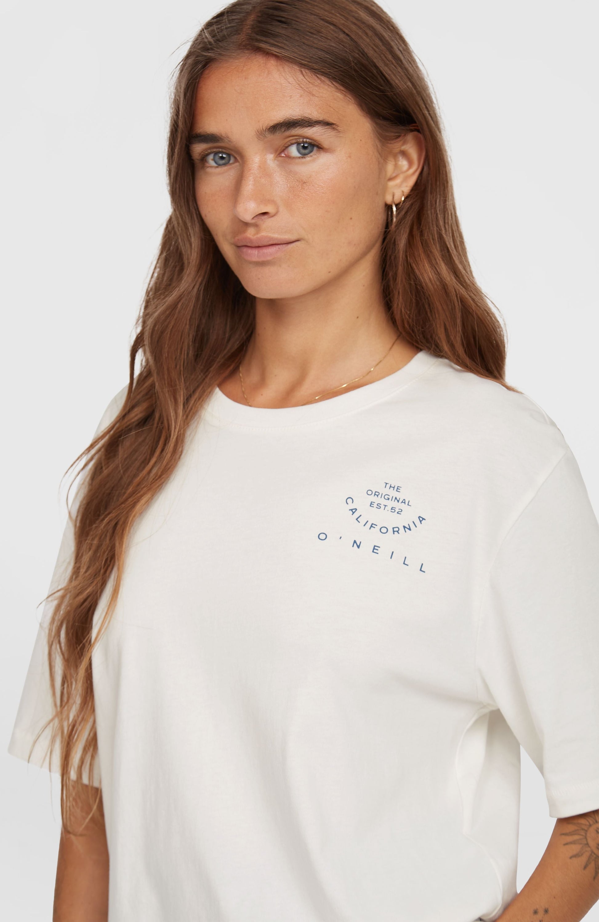 Summer Musthaves Back Print T-Shirt Women Snow White