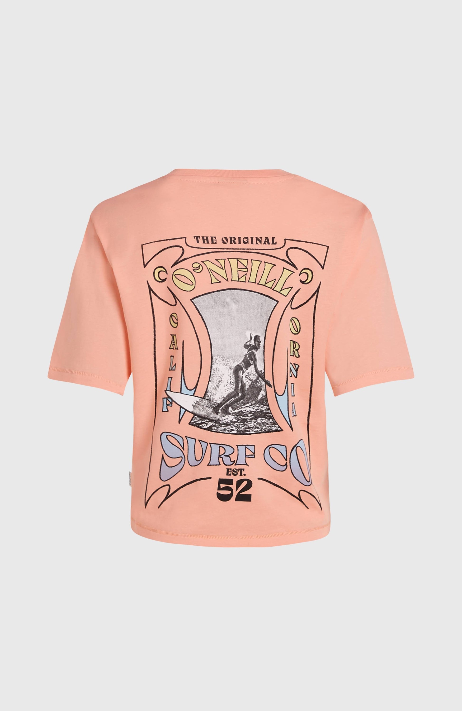 Summer Musthaves Back Print T-Shirt Women Coral Pop