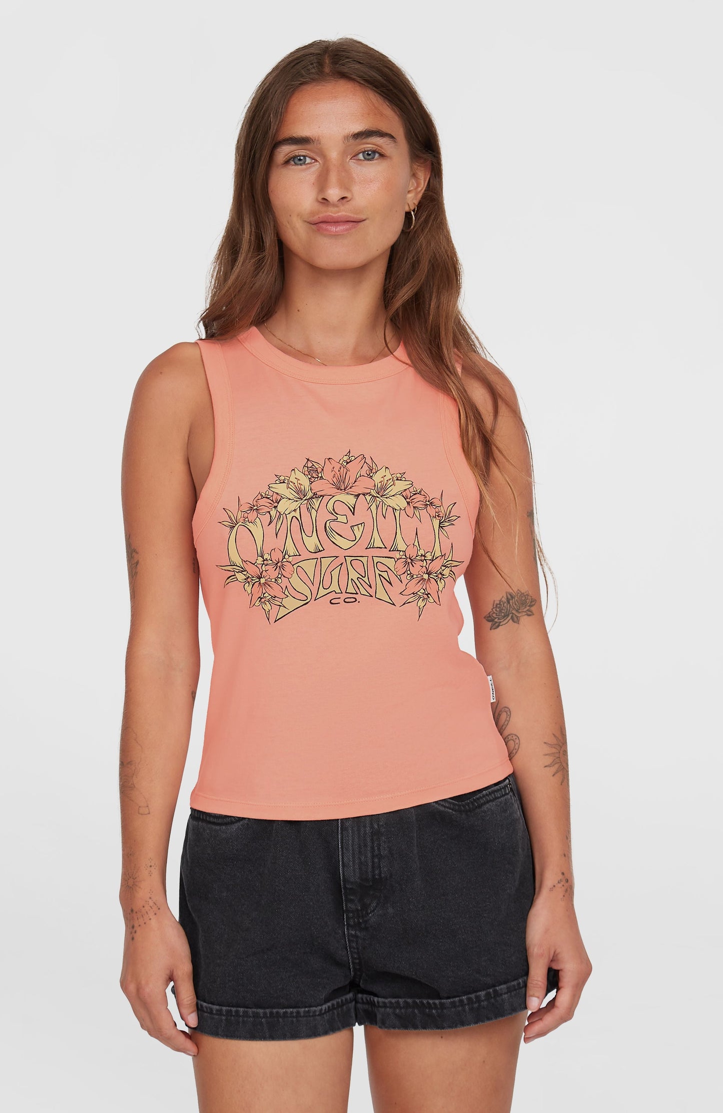 Summer Must Haves Graphic Tanktop Women Coral Pop