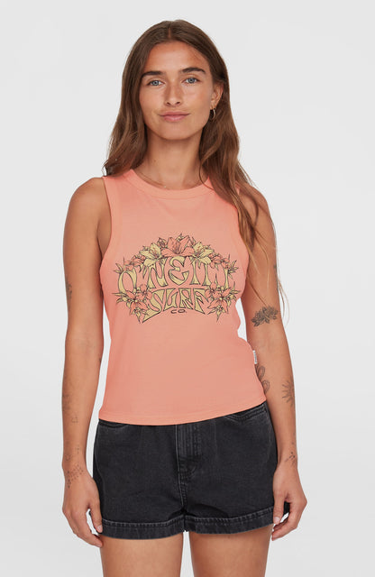 Summer Must Haves Graphic Tanktop Women Coral Pop