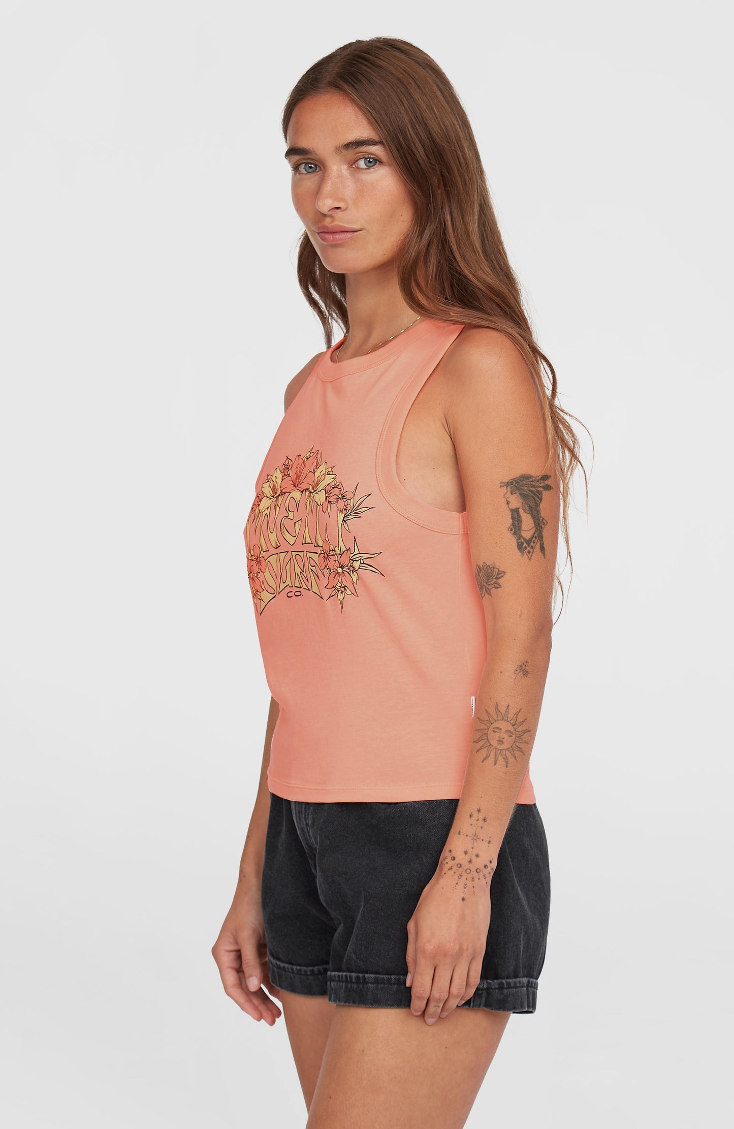Summer Must Haves Graphic Tanktop Women Coral Pop