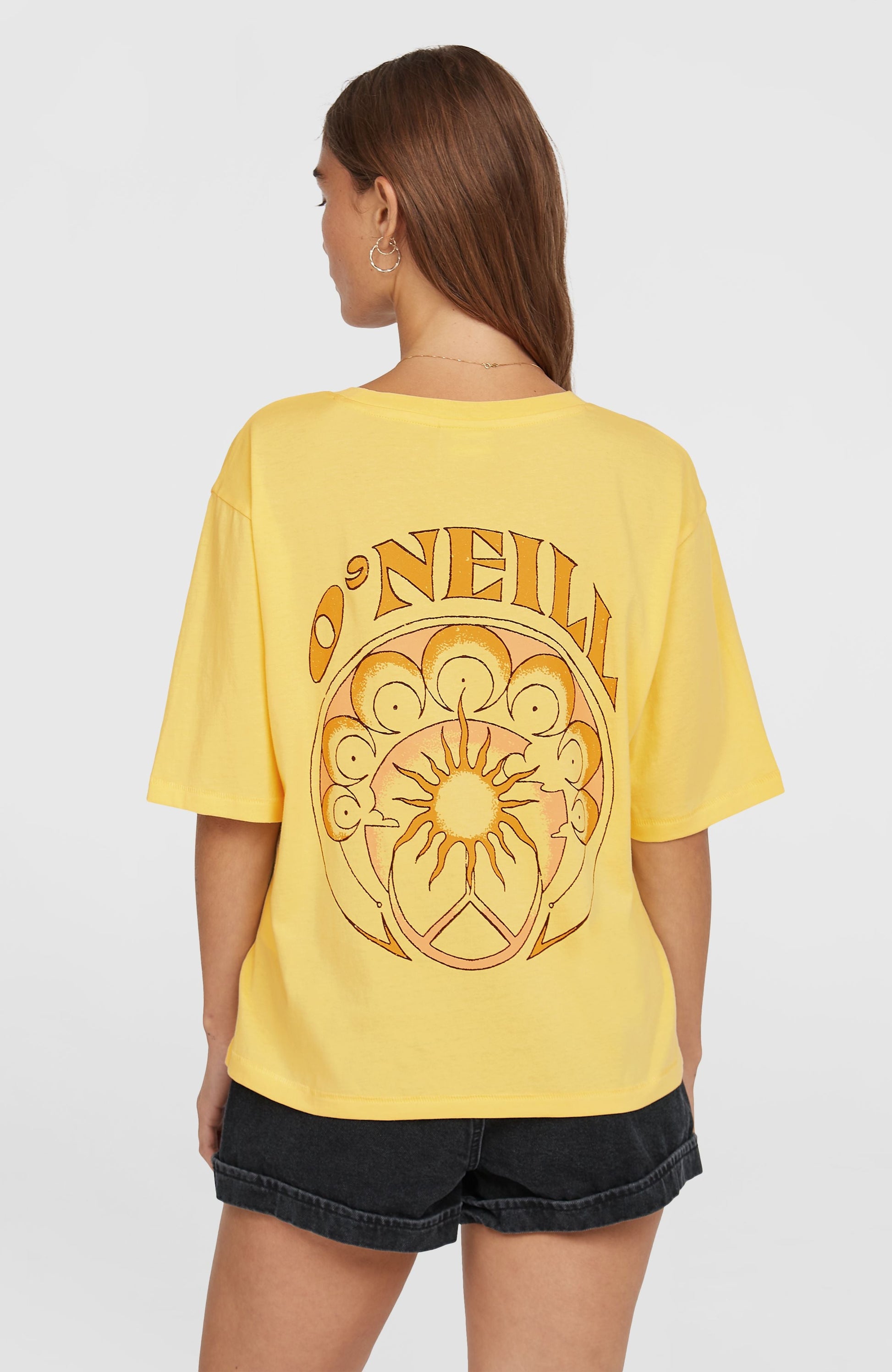 Summer Musthaves Back Print T-Shirt Women Tender Buttercup
