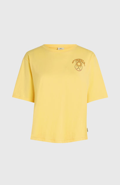 Summer Musthaves Back Print T-Shirt Women Tender Buttercup