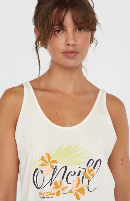 Luana Graphic Tank Top Women Snow White