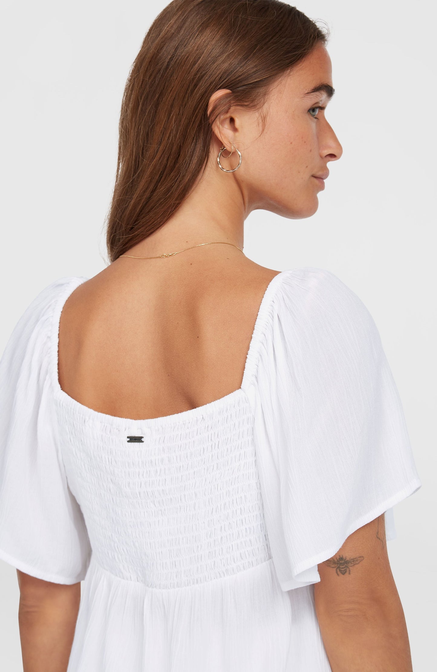 Huges Woven Top Women Snow White