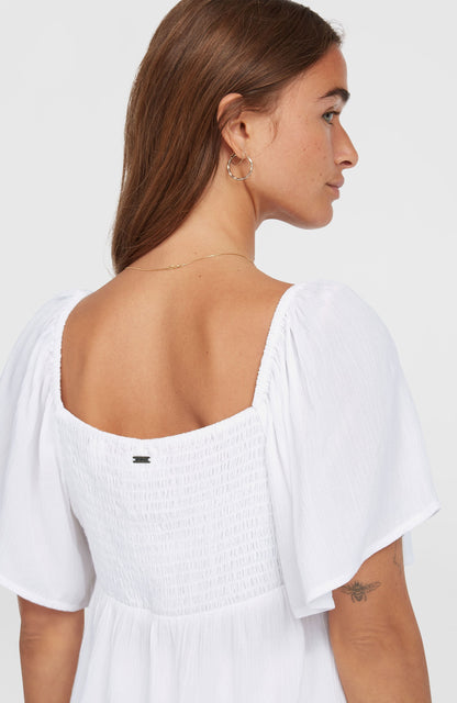 Huges Woven Top Women Snow White