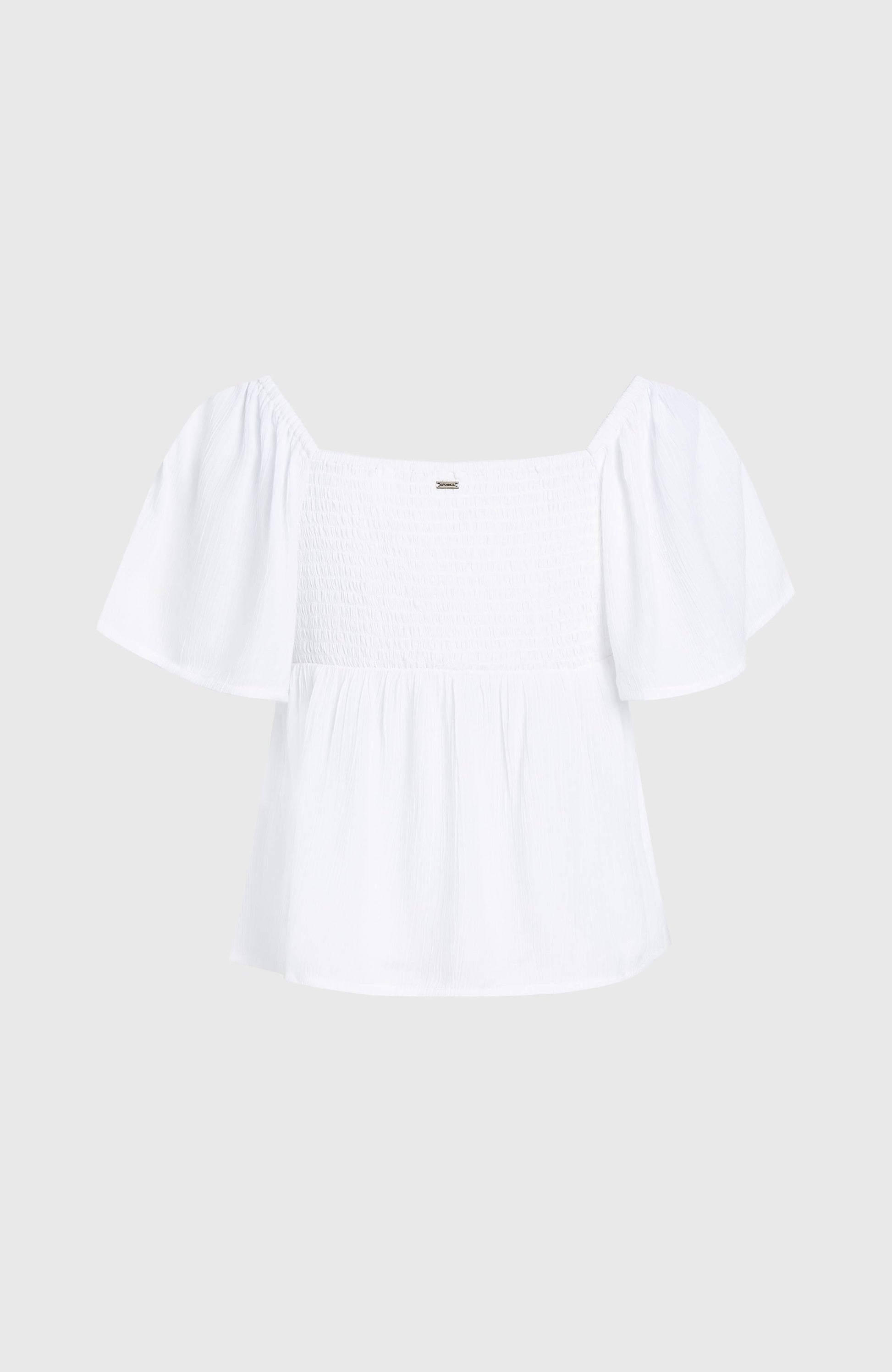 Huges Woven Top Women Snow White