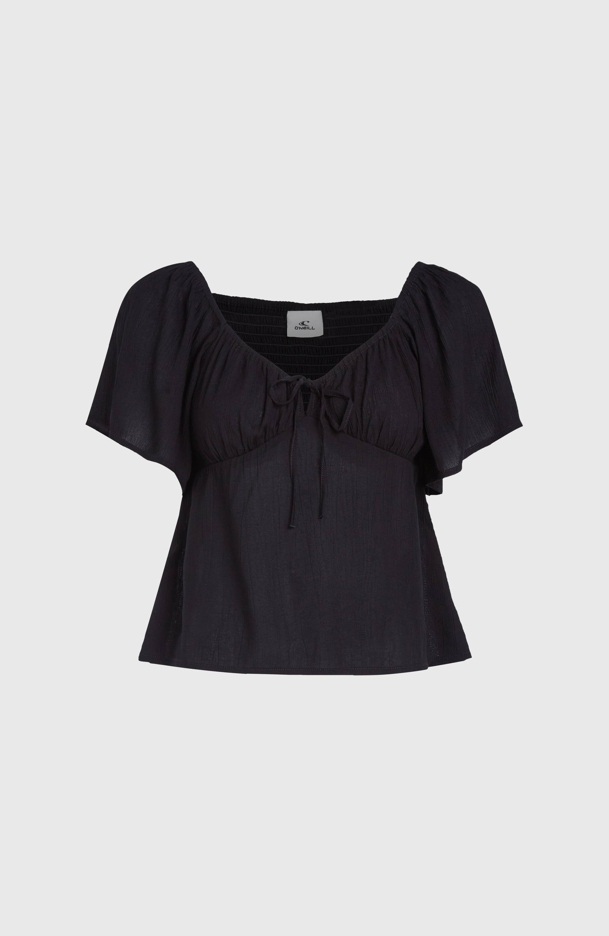 Huges Woven Top Women Black Out