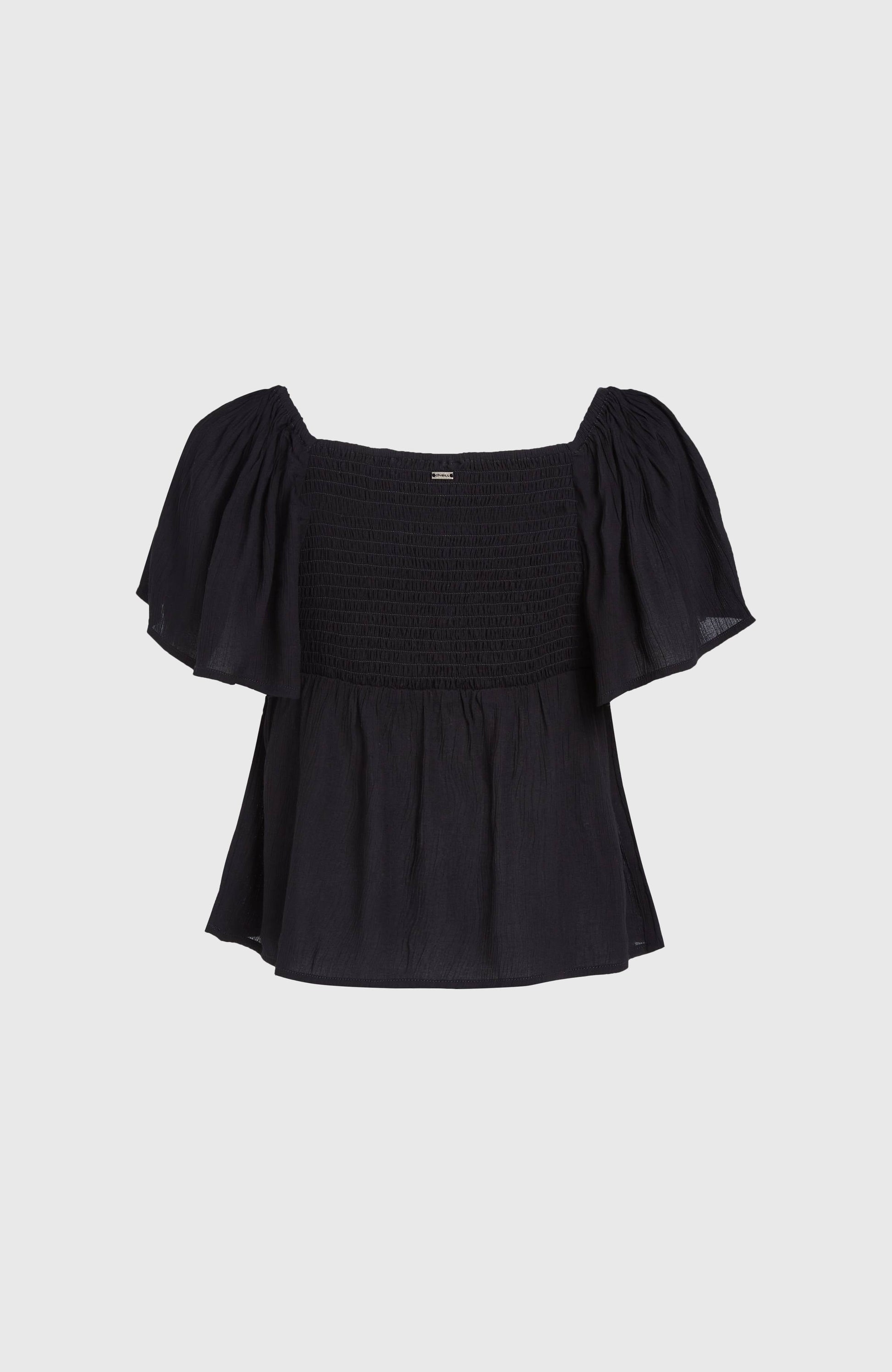 Huges Woven Top Women Black Out