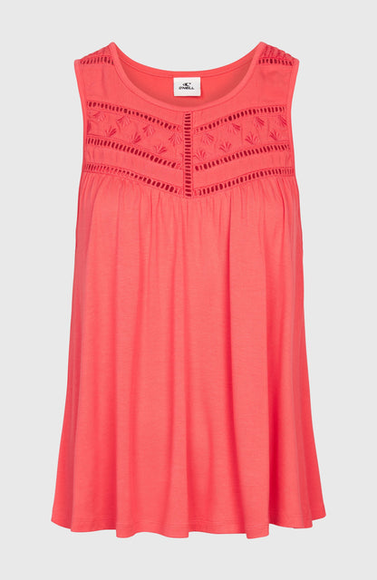 Essentials Tokeena Embroidery Tank Women Froly
