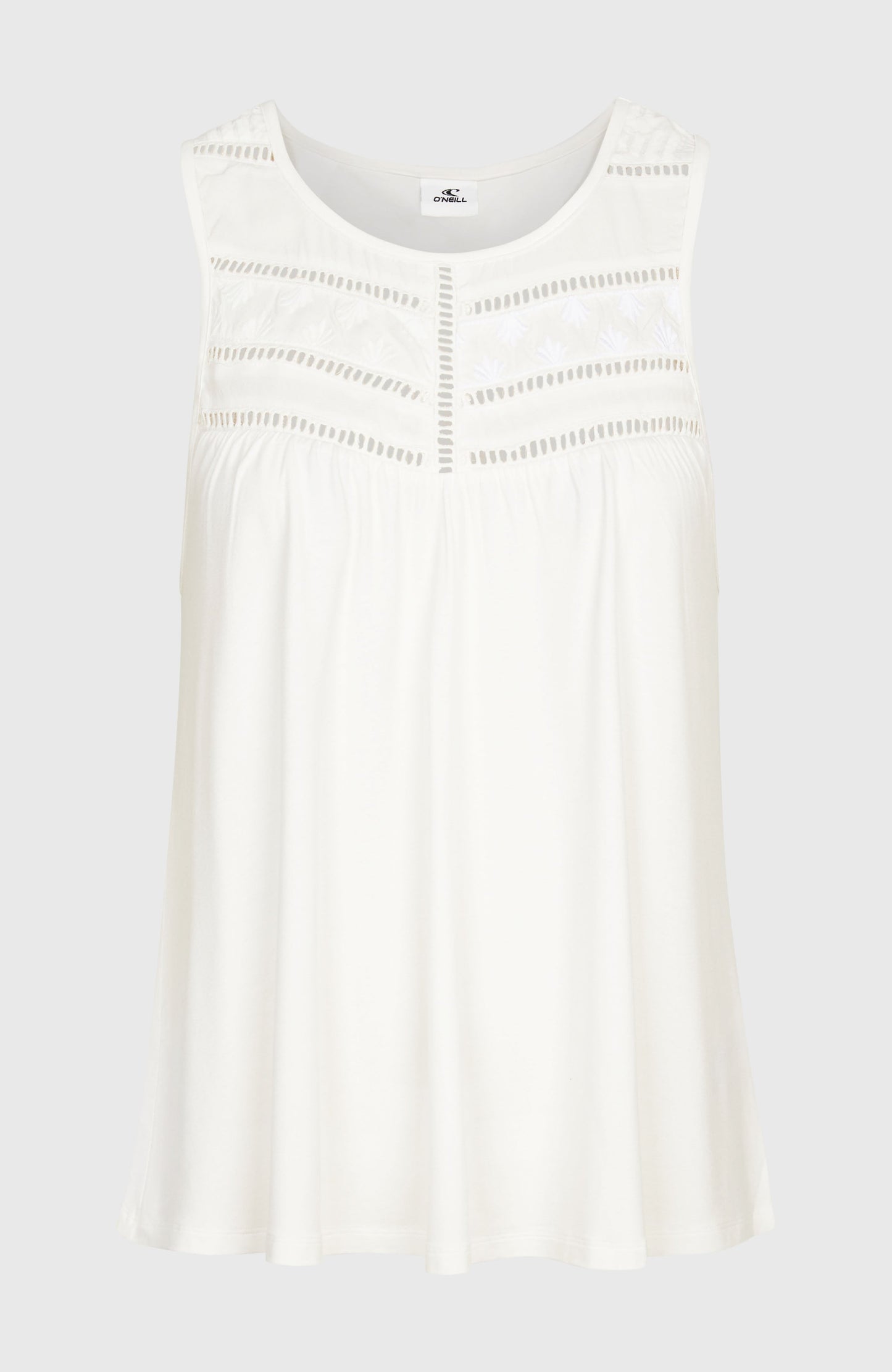 Essentials Tokeena Embroidery Tank Women Snow White