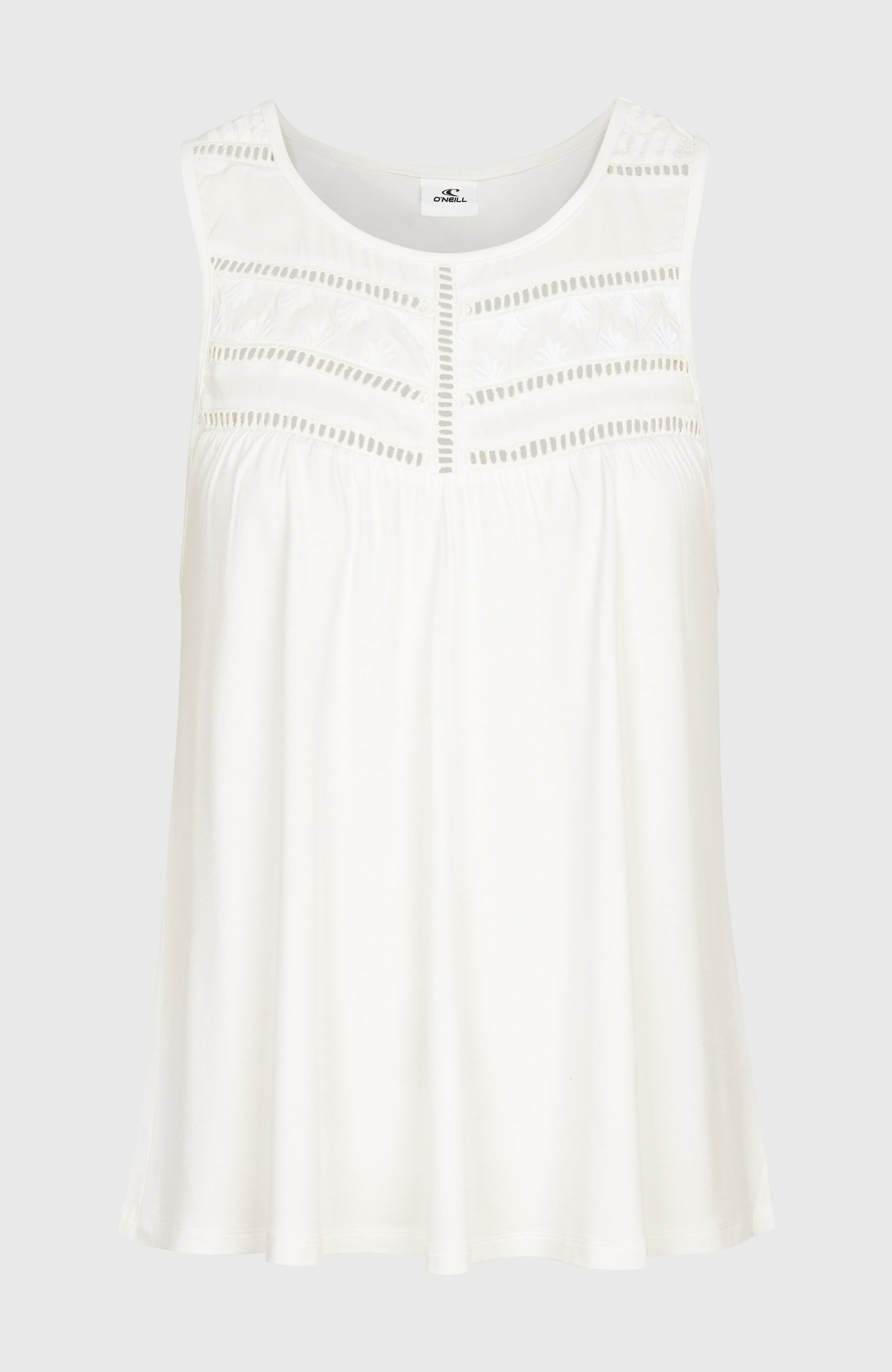 Essentials Tokeena Embroidery Tank Women Snow White