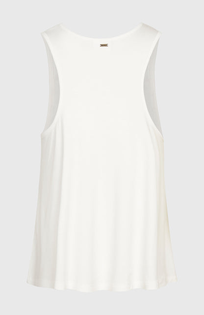 Essentials Tokeena Embroidery Tank Women Snow White