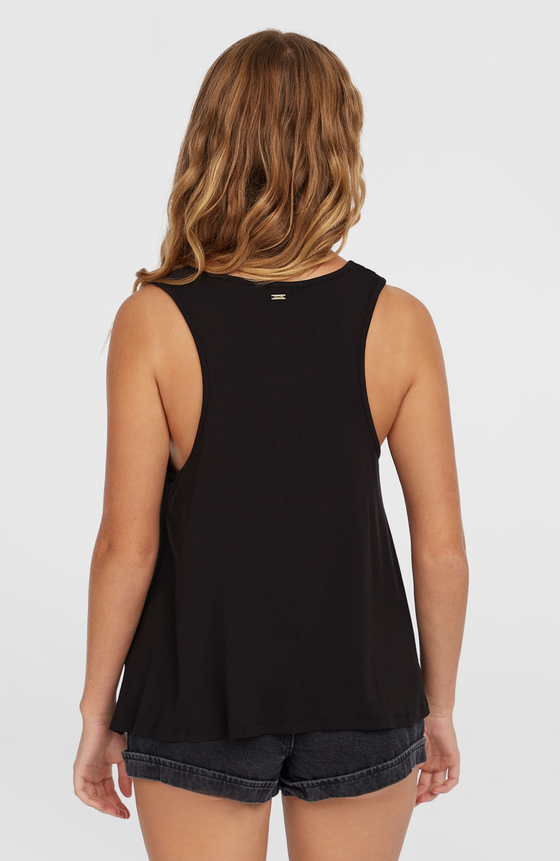 Essentials Tokeena Embroidery Tank Women Black Out