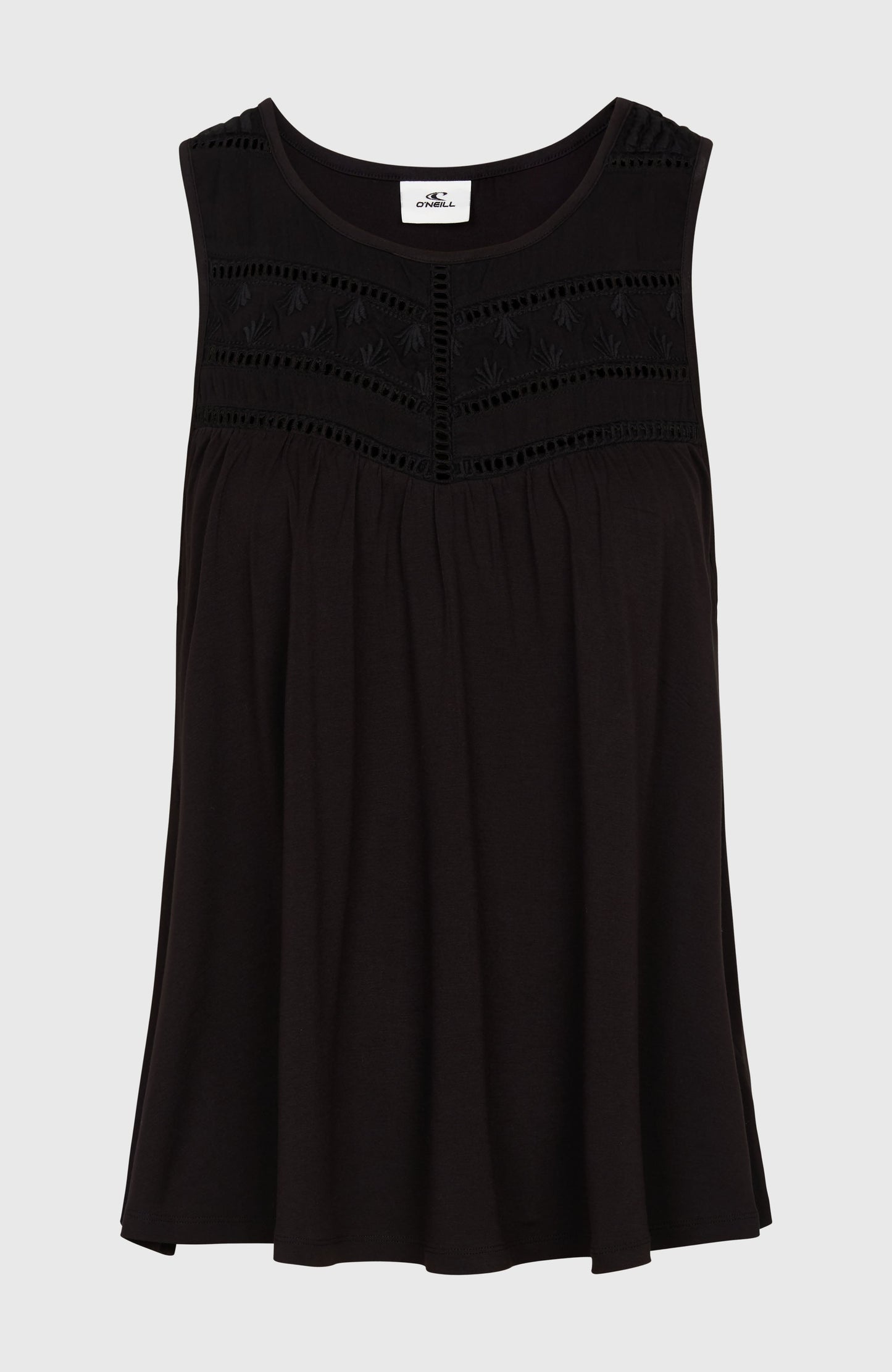 Essentials Tokeena Embroidery Tank Women Black Out