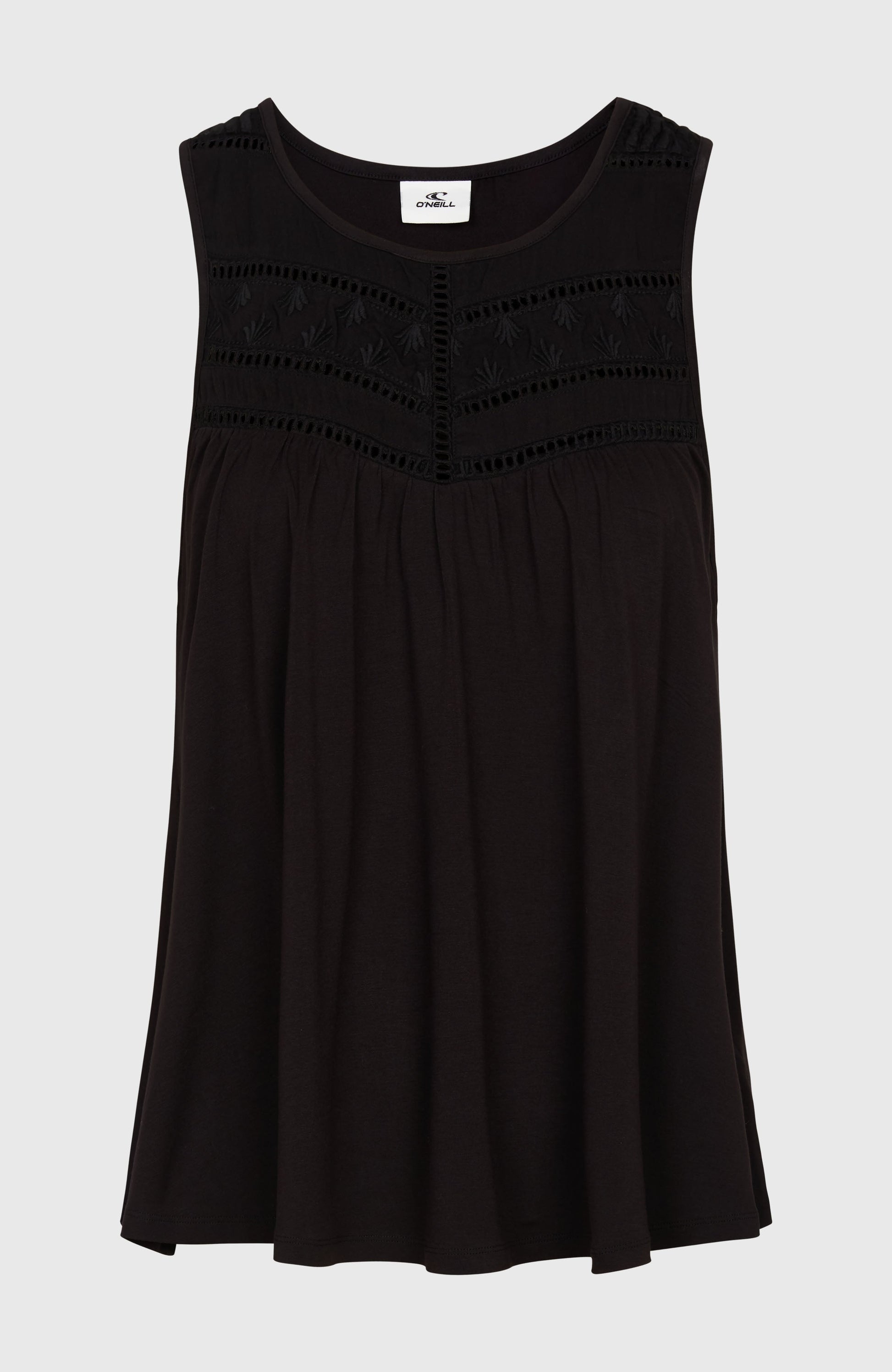 Essentials Tokeena Embroidery Tank Women Black Out