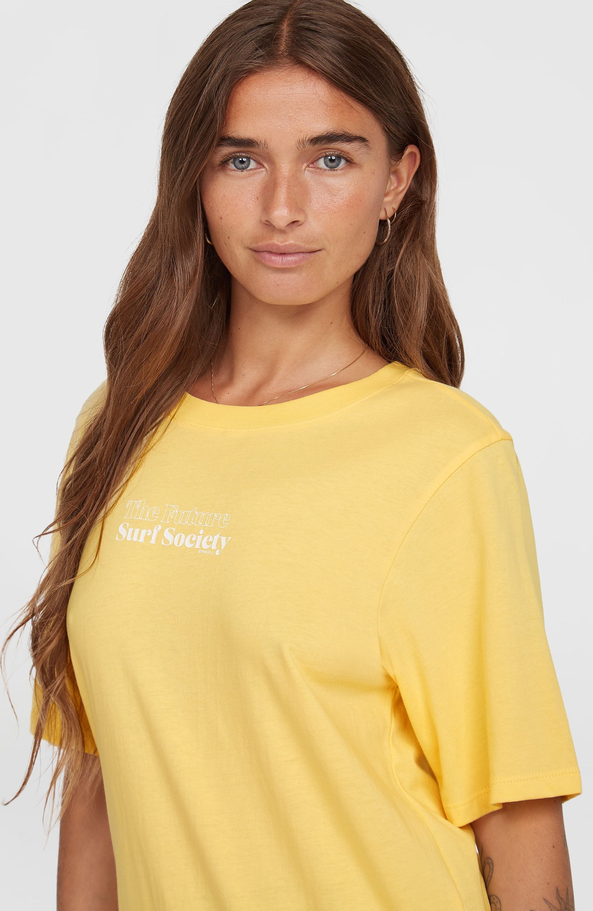 Future Surf Society T-Shirt Women Tender Buttercup