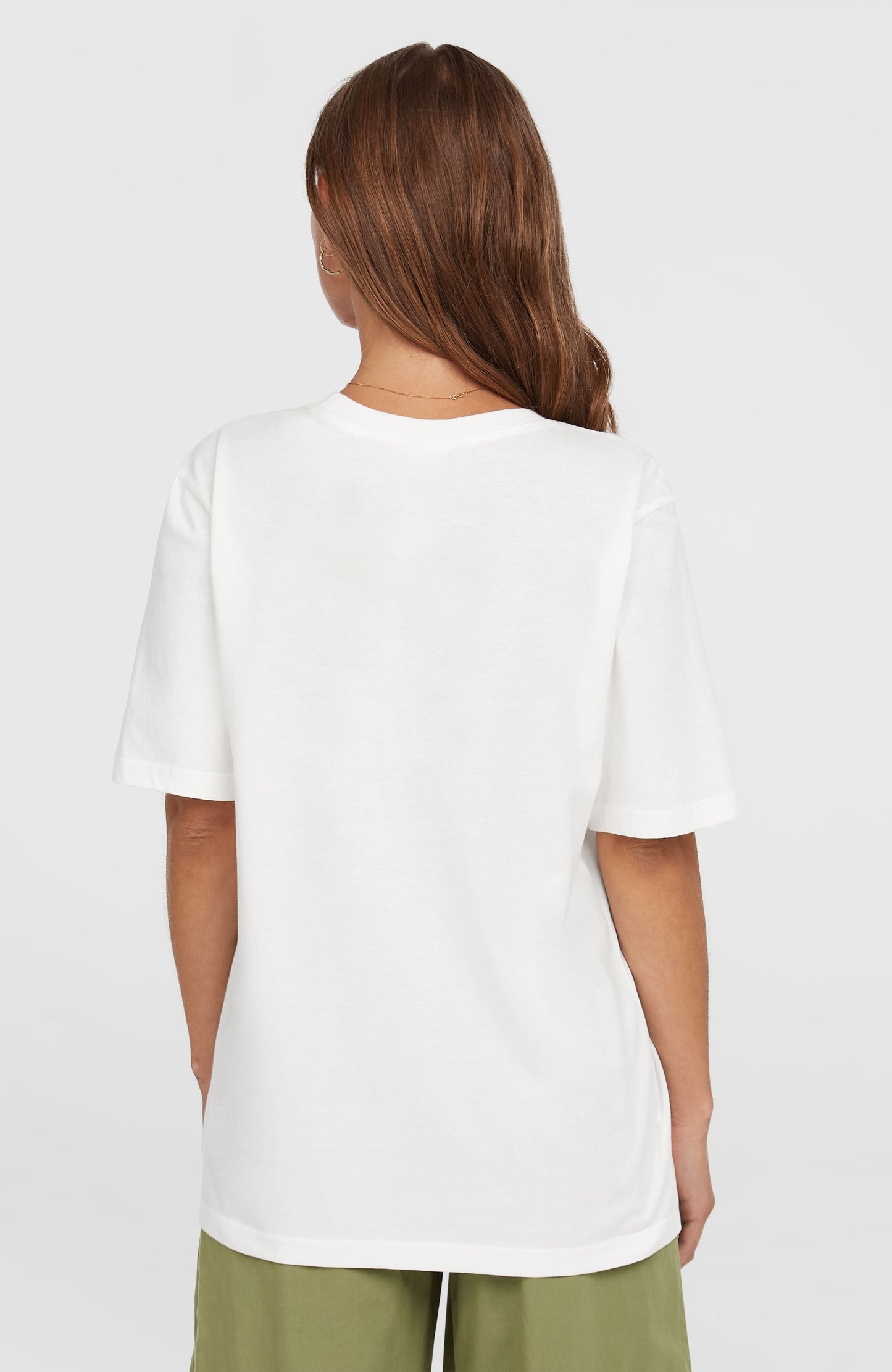 Essentials Script T-Shirt Women Snow White