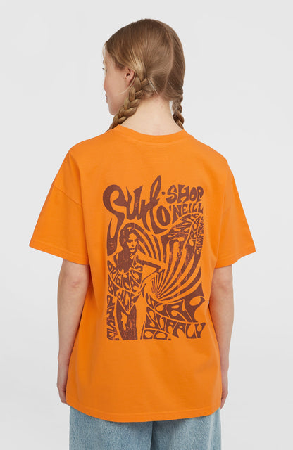 O'Riginals Back-Print T-Shirt Women Mango Punch