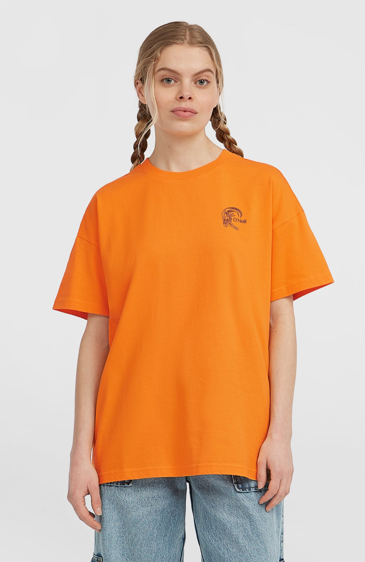 O'Riginals Back-Print T-Shirt Women Mango Punch