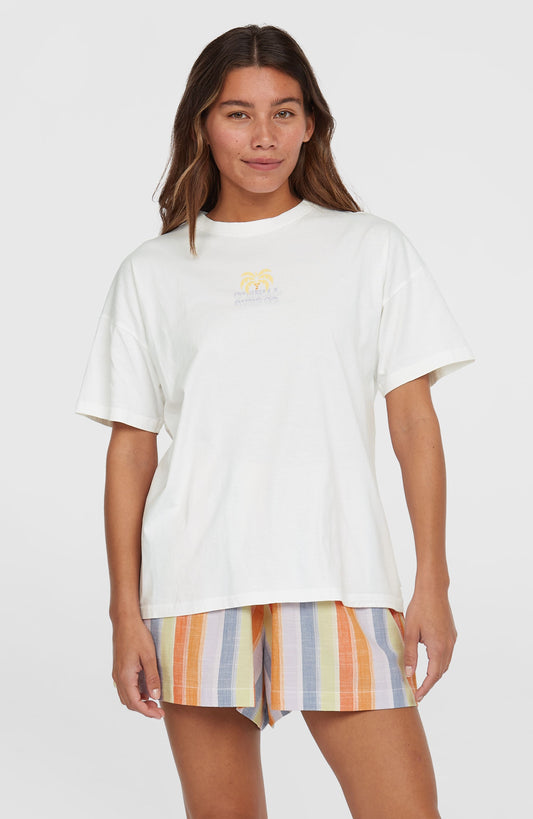 Beach Vintage T-Shirt Women Snow White