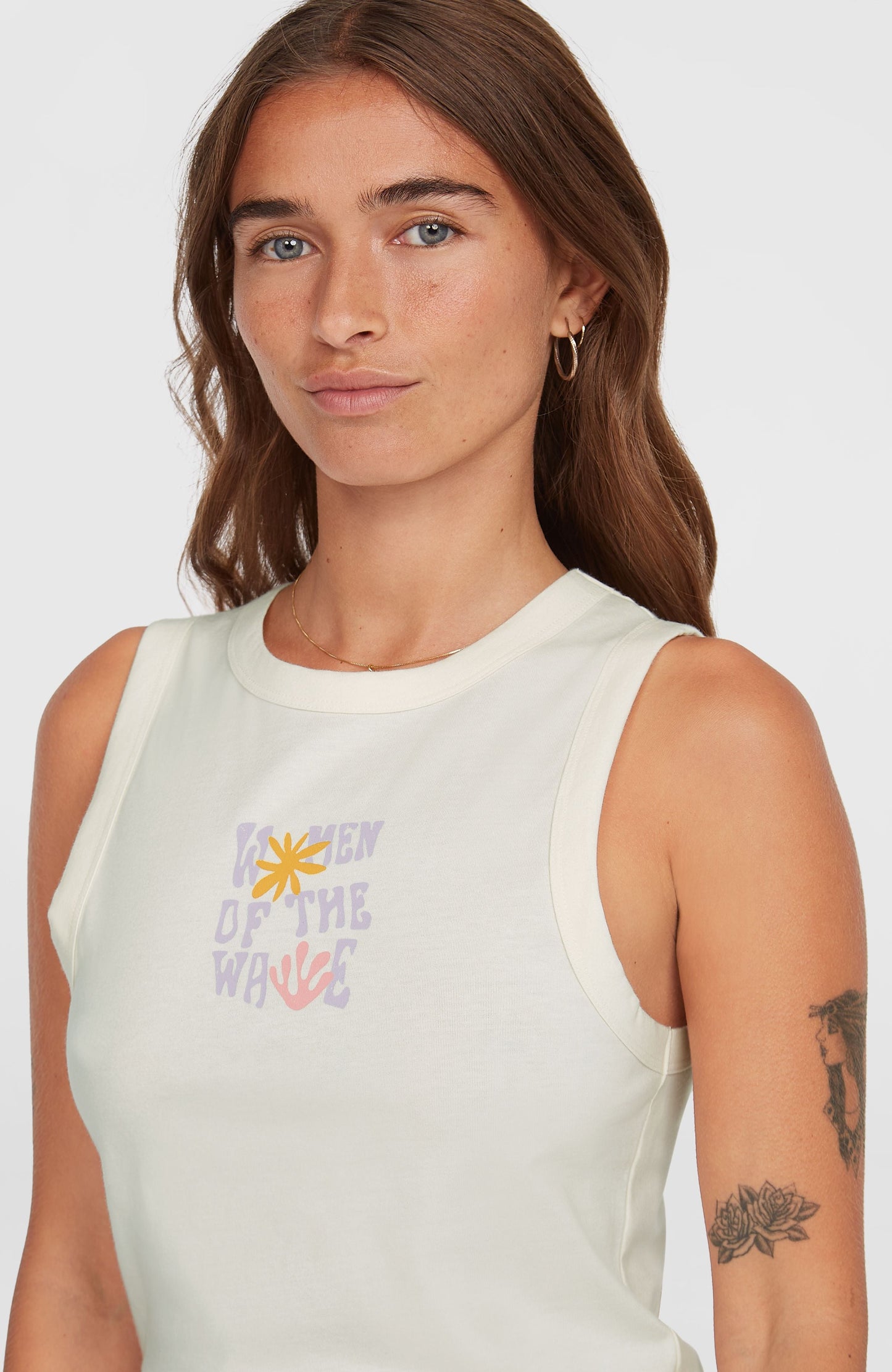 Women of the Wave Tank Top Women Dusty Vanilla