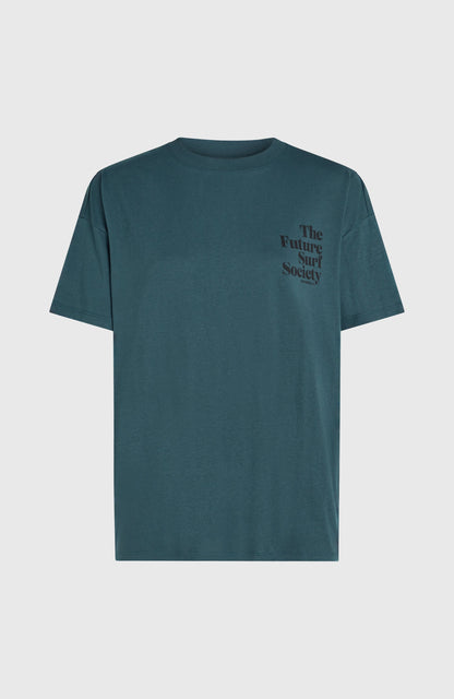 Future Surf Society T-Shirt Women Alma Steel